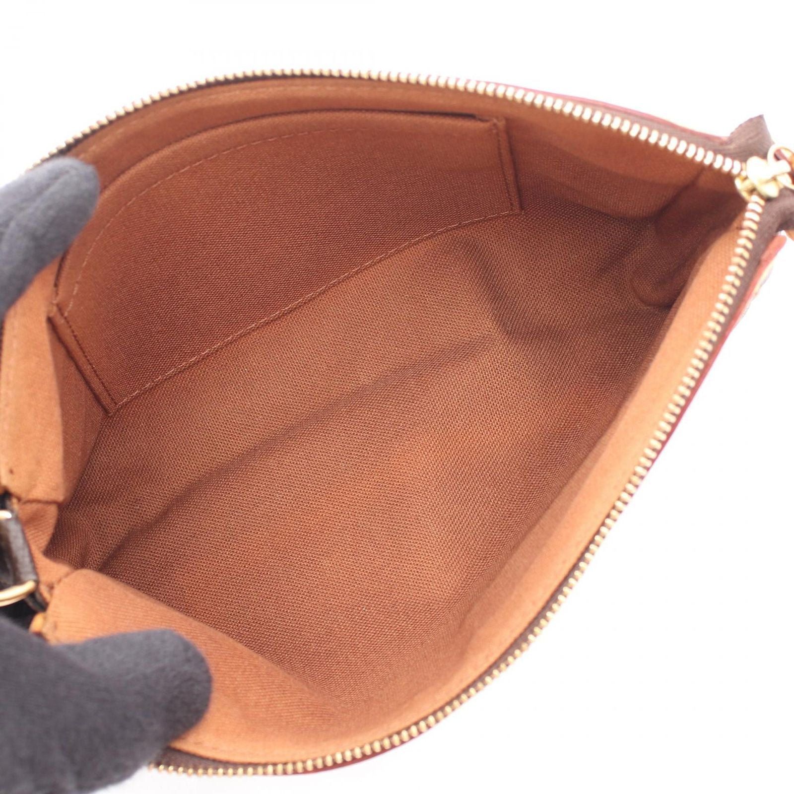 Louis Vuitton Handbag Rivet Pochette Canvas Leather — view 3