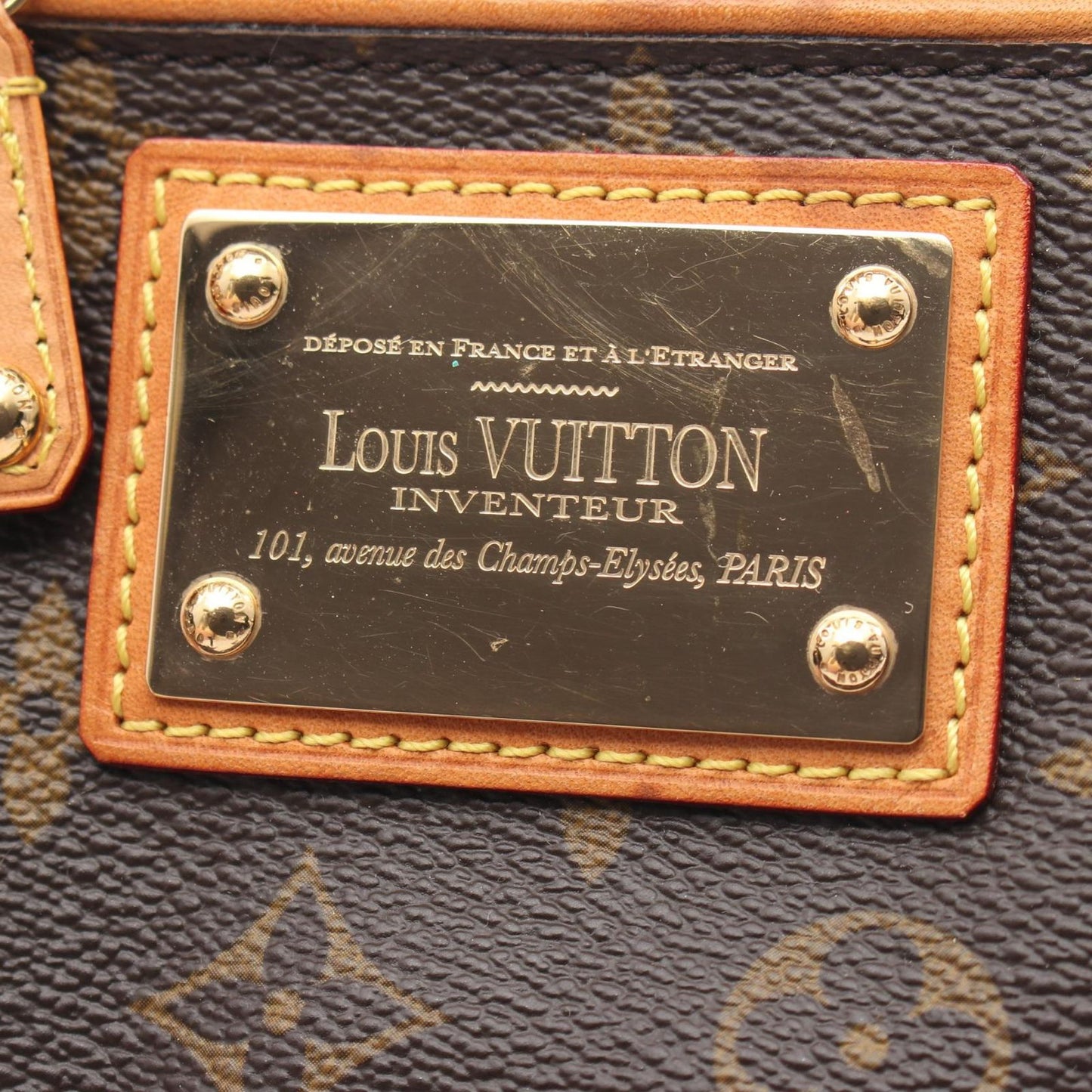 Louis Vuitton Handbag Rivet Pochette Canvas Leather — view 7