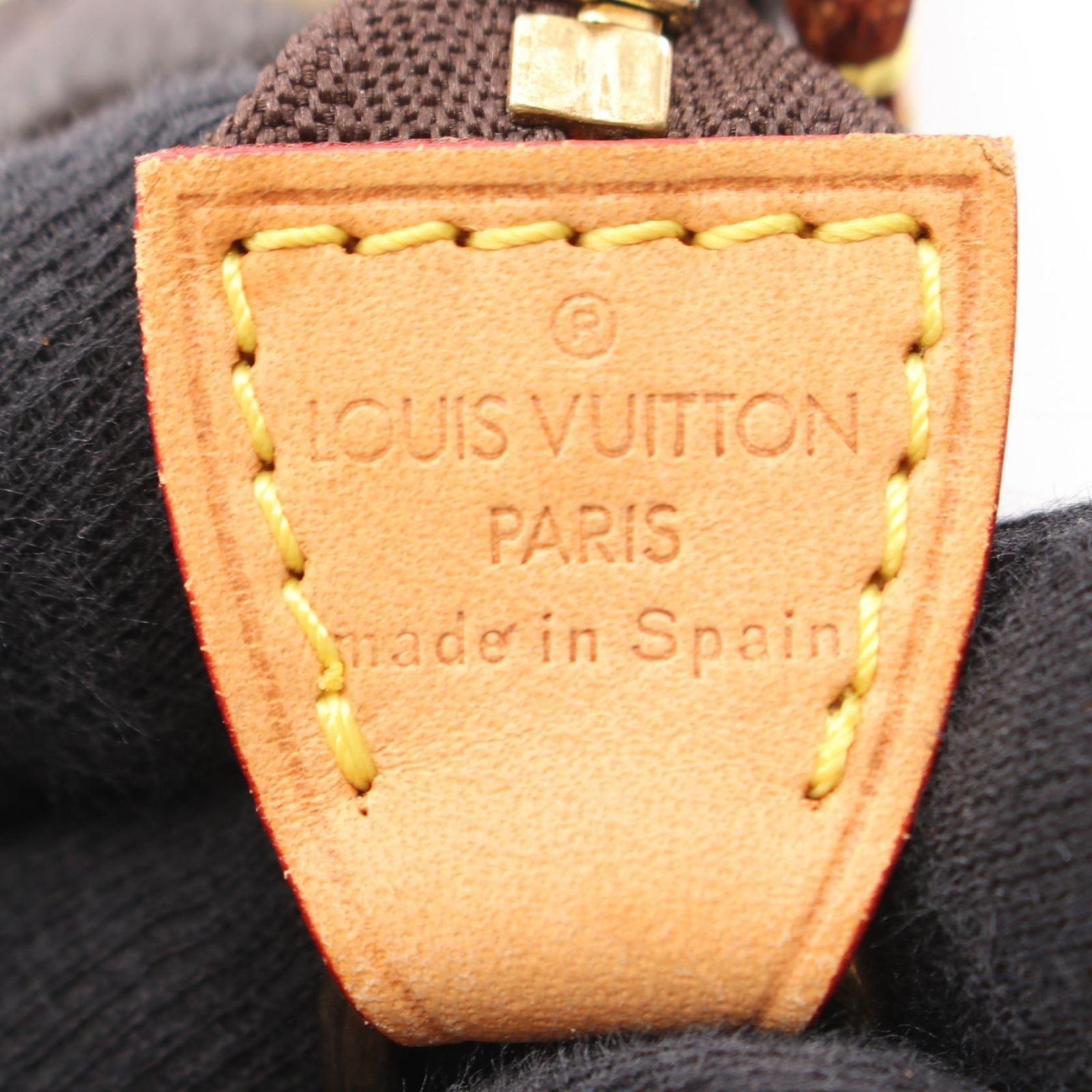Louis Vuitton Handbag Rivet Pochette Canvas Leather — view 4