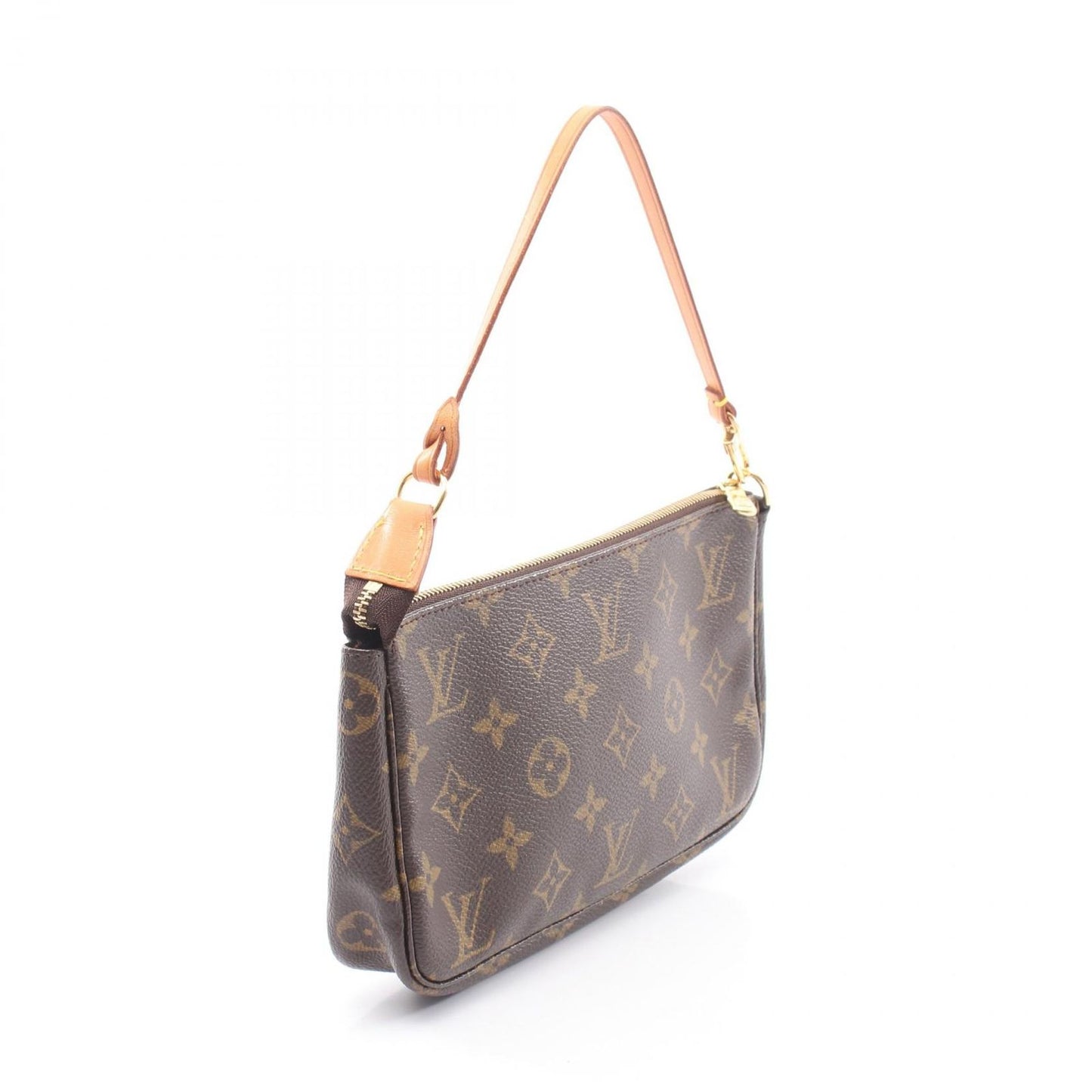 Louis Vuitton Handbag Pochette Canvas Leather — view 2