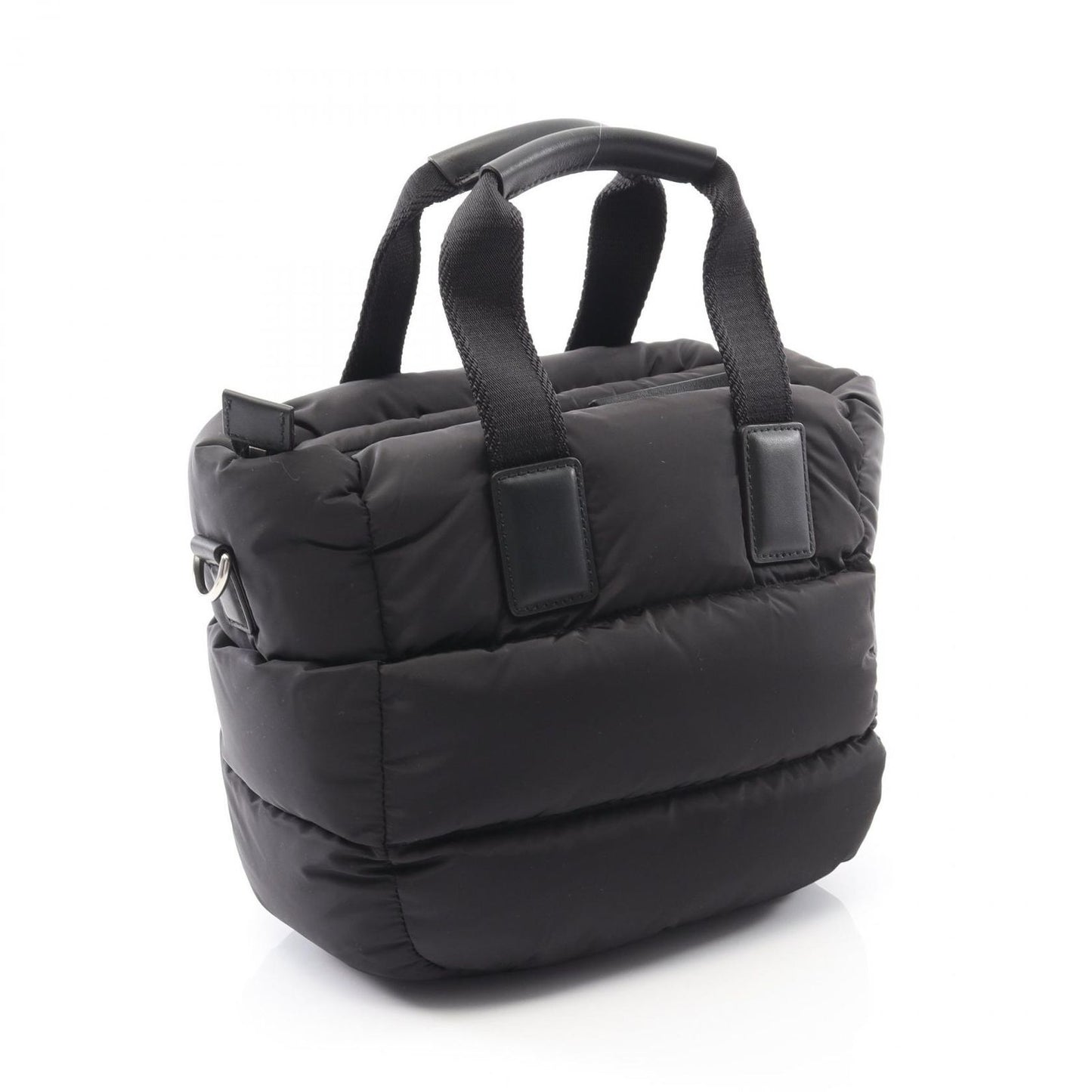 Moncler Tote Mini Caradoc 2-Way Black Nylon Leather — view 2