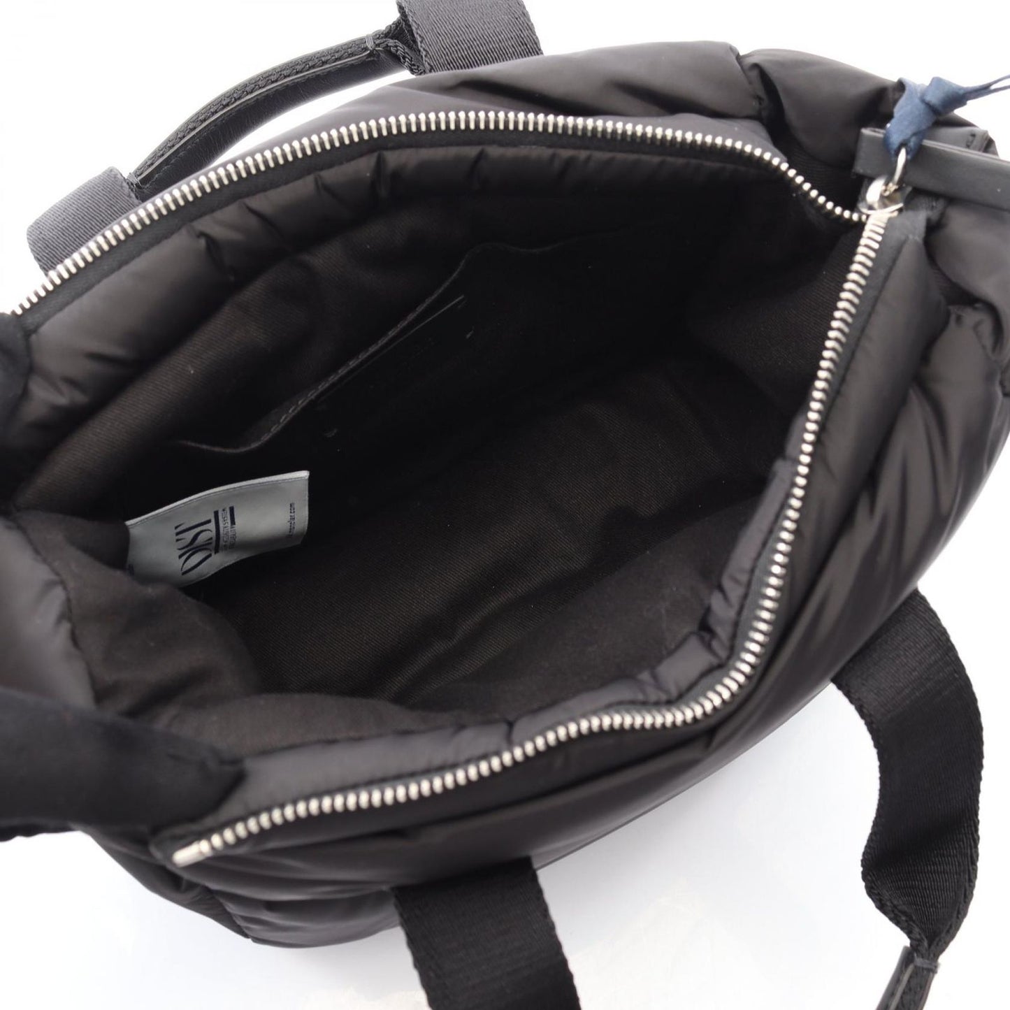 Moncler Tote Mini Caradoc 2-Way Black Nylon Leather — view 3
