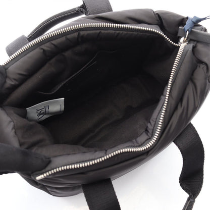 Moncler Tote Mini Caradoc 2-Way Black Nylon Leather — view 3