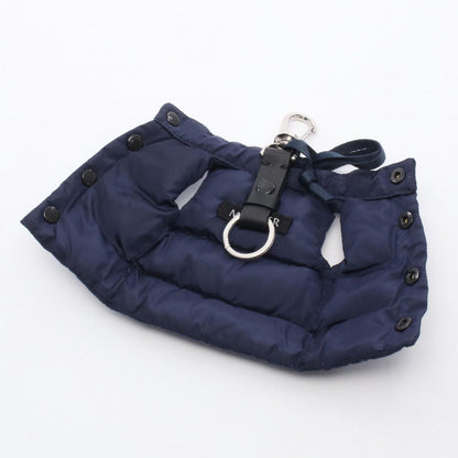 Moncler Charm Vest with Key Ring Black Nylon Leather — view 3