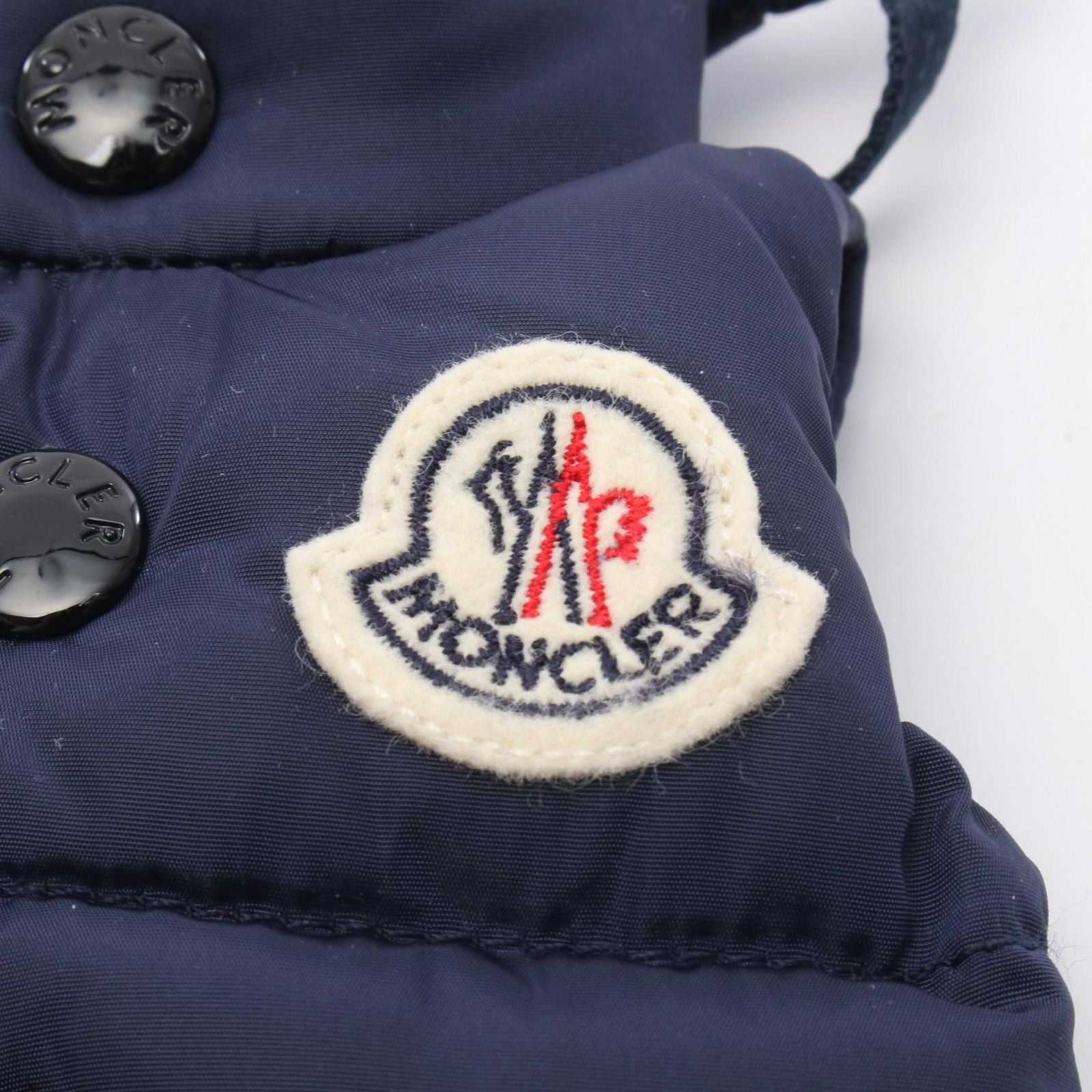 Moncler Charm Vest with Key Ring Black Nylon Leather — view 4