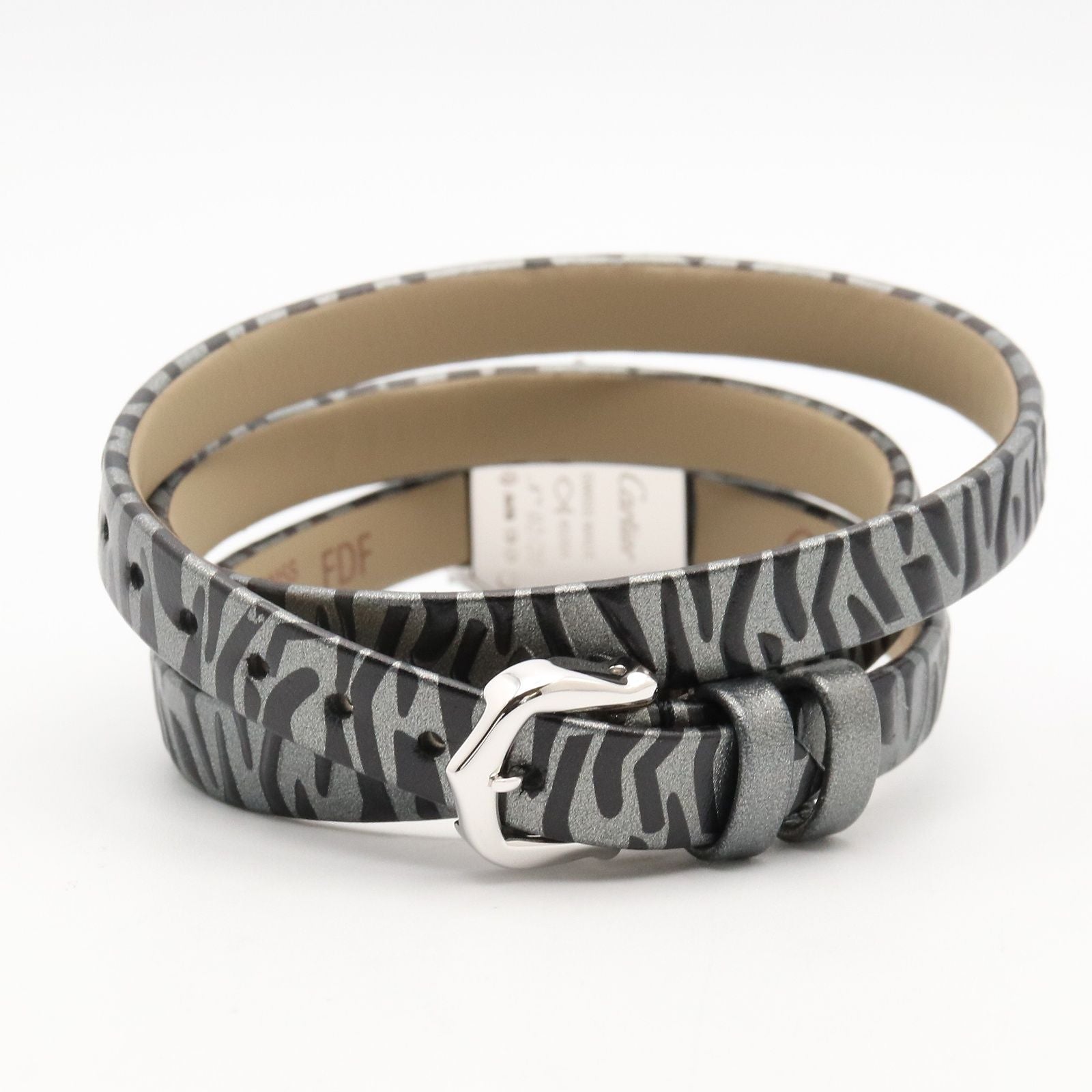 Cartier Watch Mini Vendome Gray 18k White Gold Diamond Venuir — view 5
