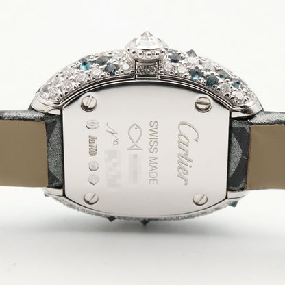 Cartier Watch Mini Vendome Gray 18k White Gold Diamond Venuir — view 6