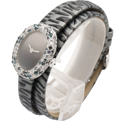 Cartier Watch Mini Vendome Gray 18k White Gold Diamond Venuir — view 2