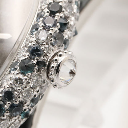 Cartier Watch Mini Vendome Gray 18k White Gold Diamond Venuir — view 7