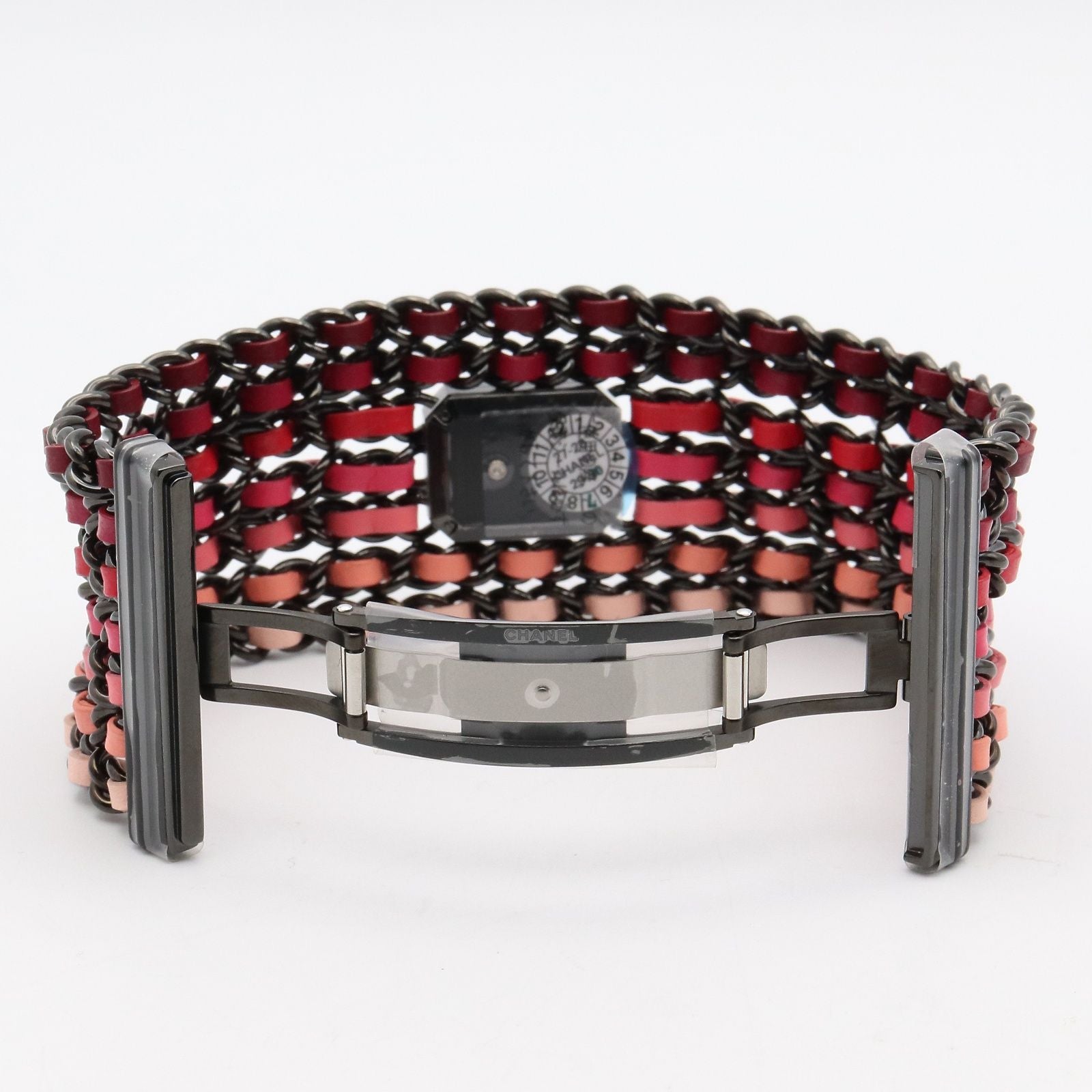 Chanel Watch Premier Calf Blush Black Stainless Steel Leather — view 5