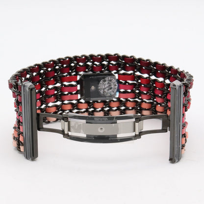 Chanel Watch Premier Calf Blush Black Stainless Steel Leather — view 5