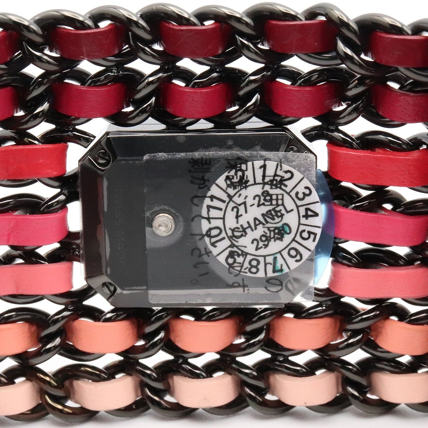 Chanel Watch Premier Calf Blush Black Stainless Steel Leather — view 6