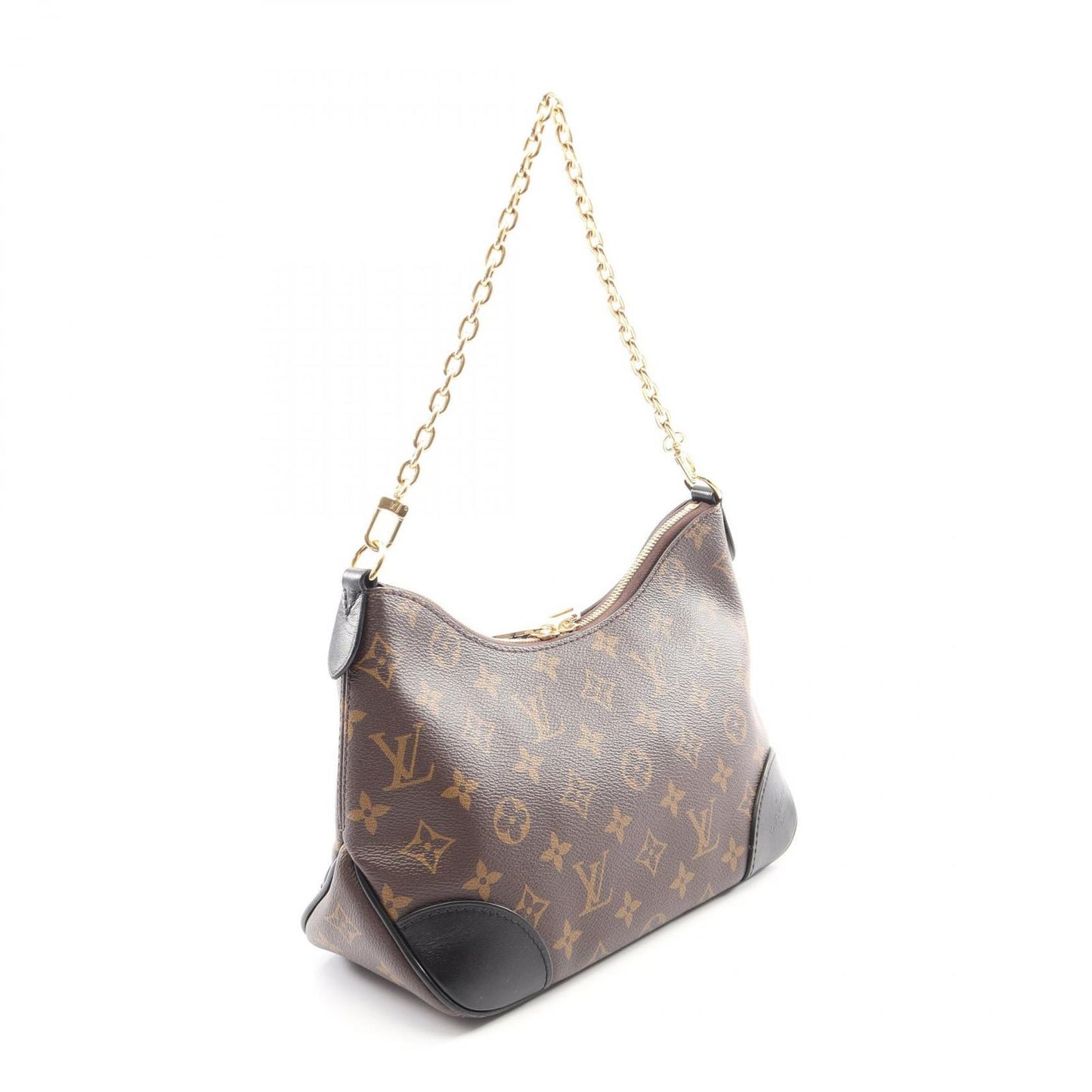 Louis Vuitton Handbag NM Monogram Noir 2-Way Canvas Leather Boulogne NM — view 2
