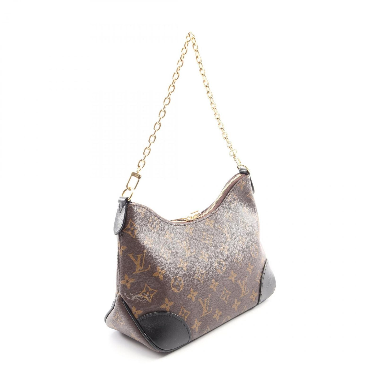 Louis Vuitton Handbag NM Monogram Noir 2-Way Canvas Leather Boulogne NM — view 2