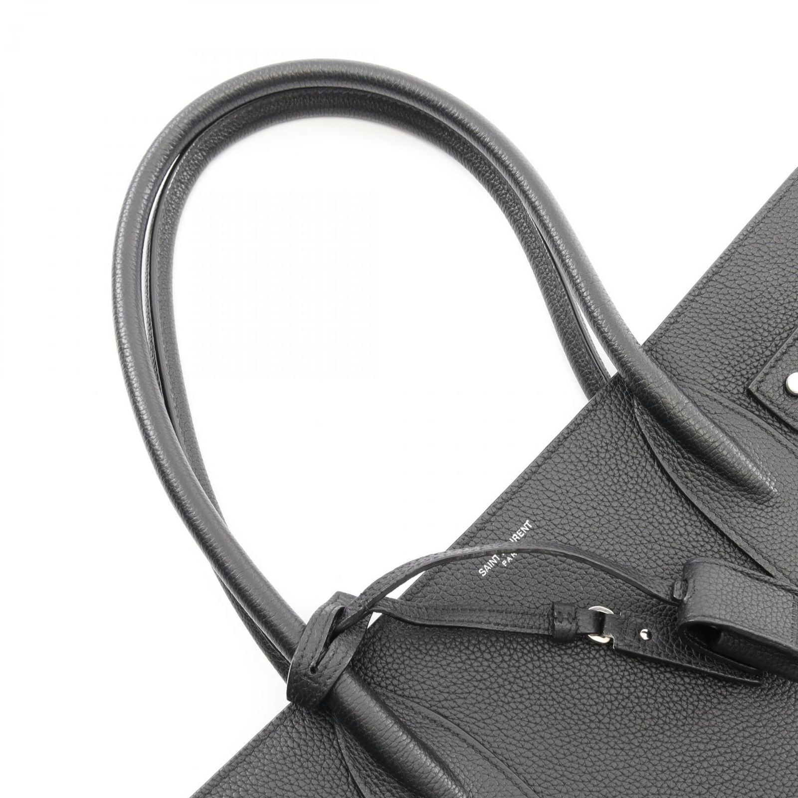 Saint Laurent Paris Tote Sac de Jour Small Black Leather — view 8