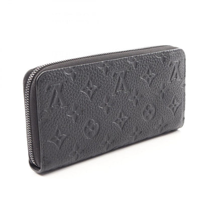 Louis Vuitton Round Wallet Zippy Horizontal Taurillon Monogram Noir Leather — view 2