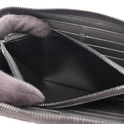 Louis Vuitton Round Wallet Zippy Horizontal Taurillon Monogram Noir Leather — view 7