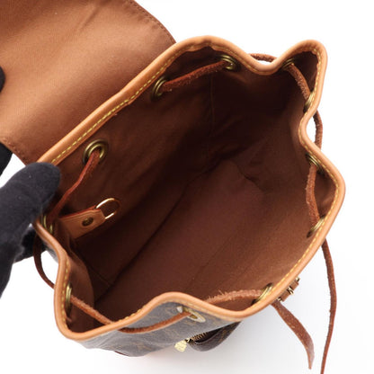 Louis Vuitton Backpack Mini Montsouris Monogram Canvas Leather — view 3