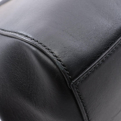 Gucci Handbag Nymphaea Bamboo 2-Way Black Leather Bambu Small Tote — view 9