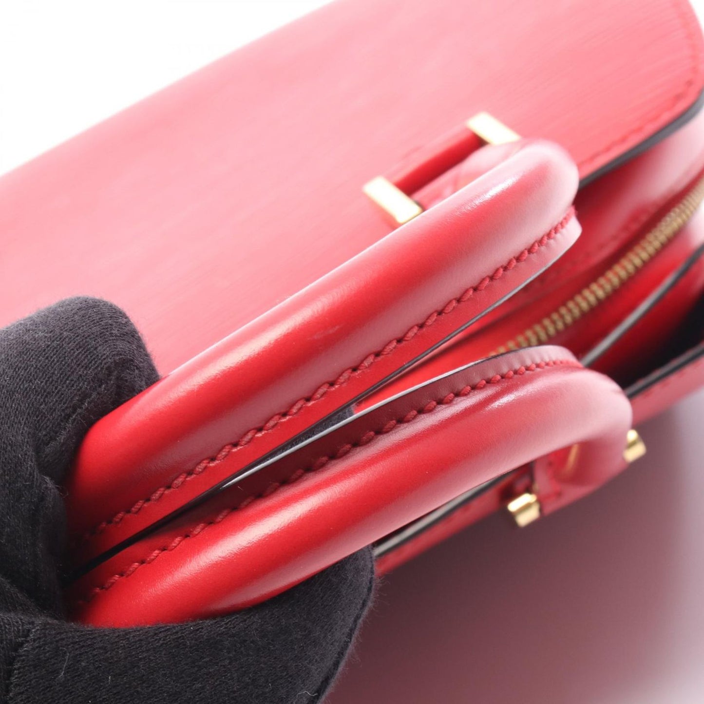 Louis Vuitton Handbag Pont Neuf Epi Castilian Red Leather — view 7