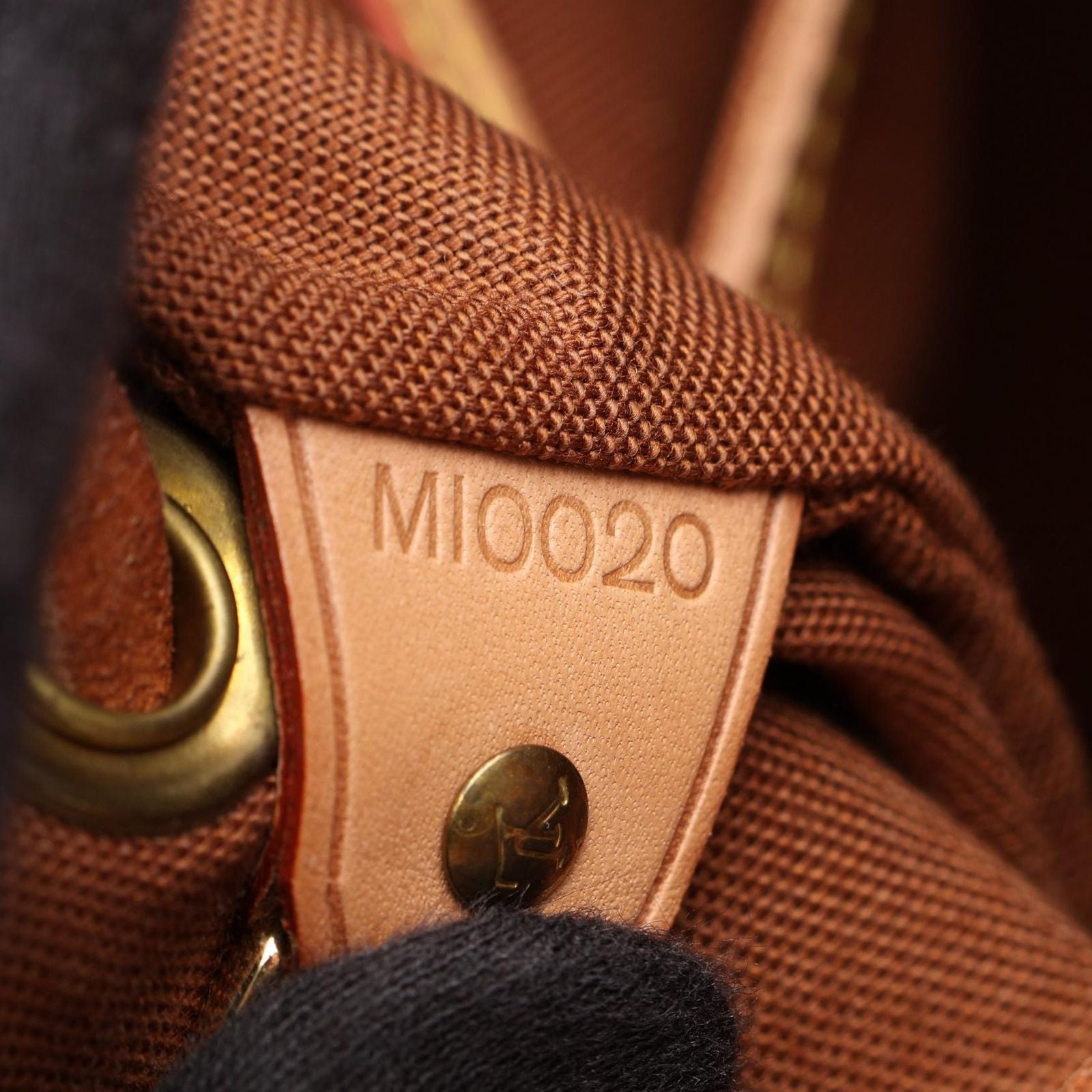Louis Vuitton Backpack Montsouris GM Canvas Leather — view 5