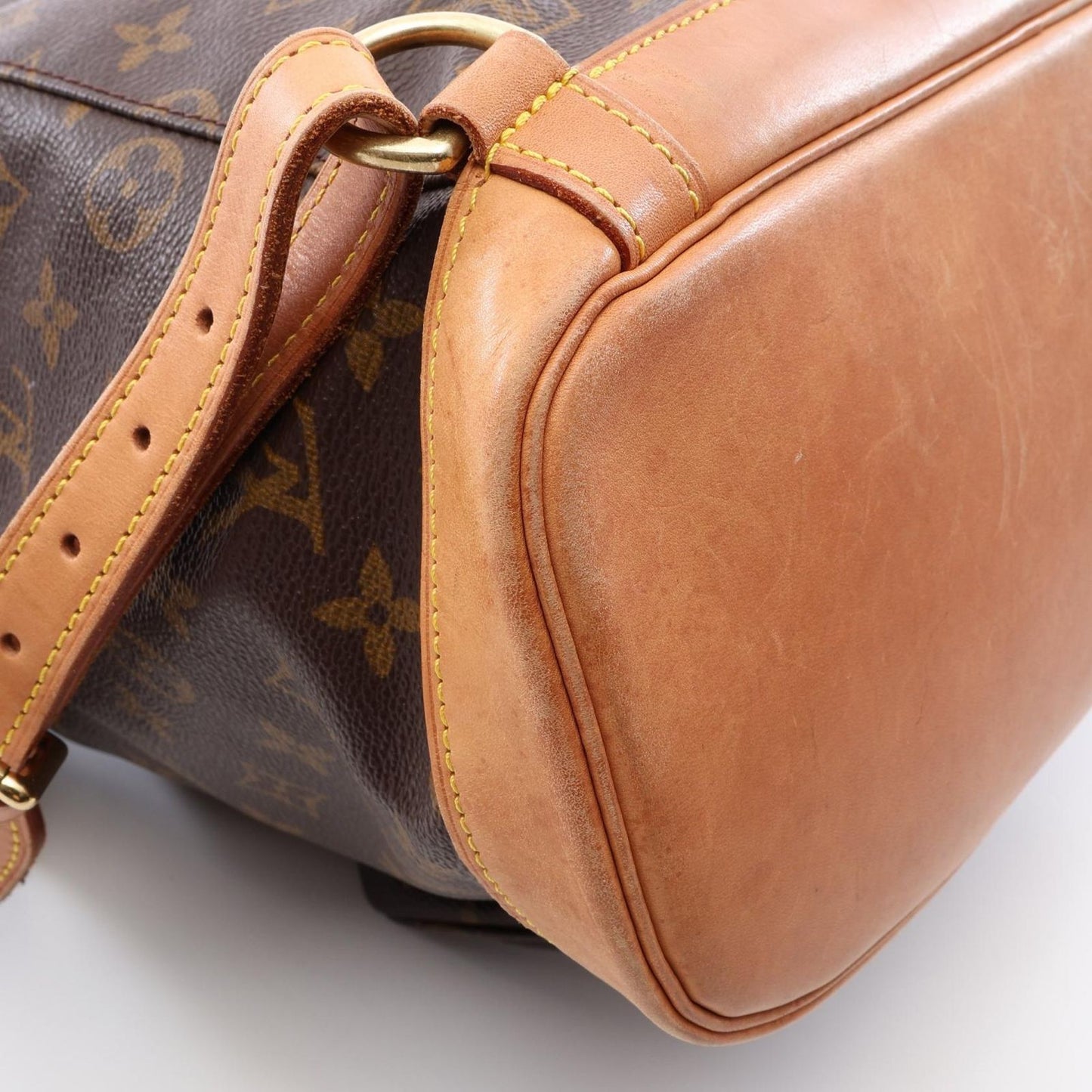 Louis Vuitton Backpack Montsouris GM Canvas Leather — view 7
