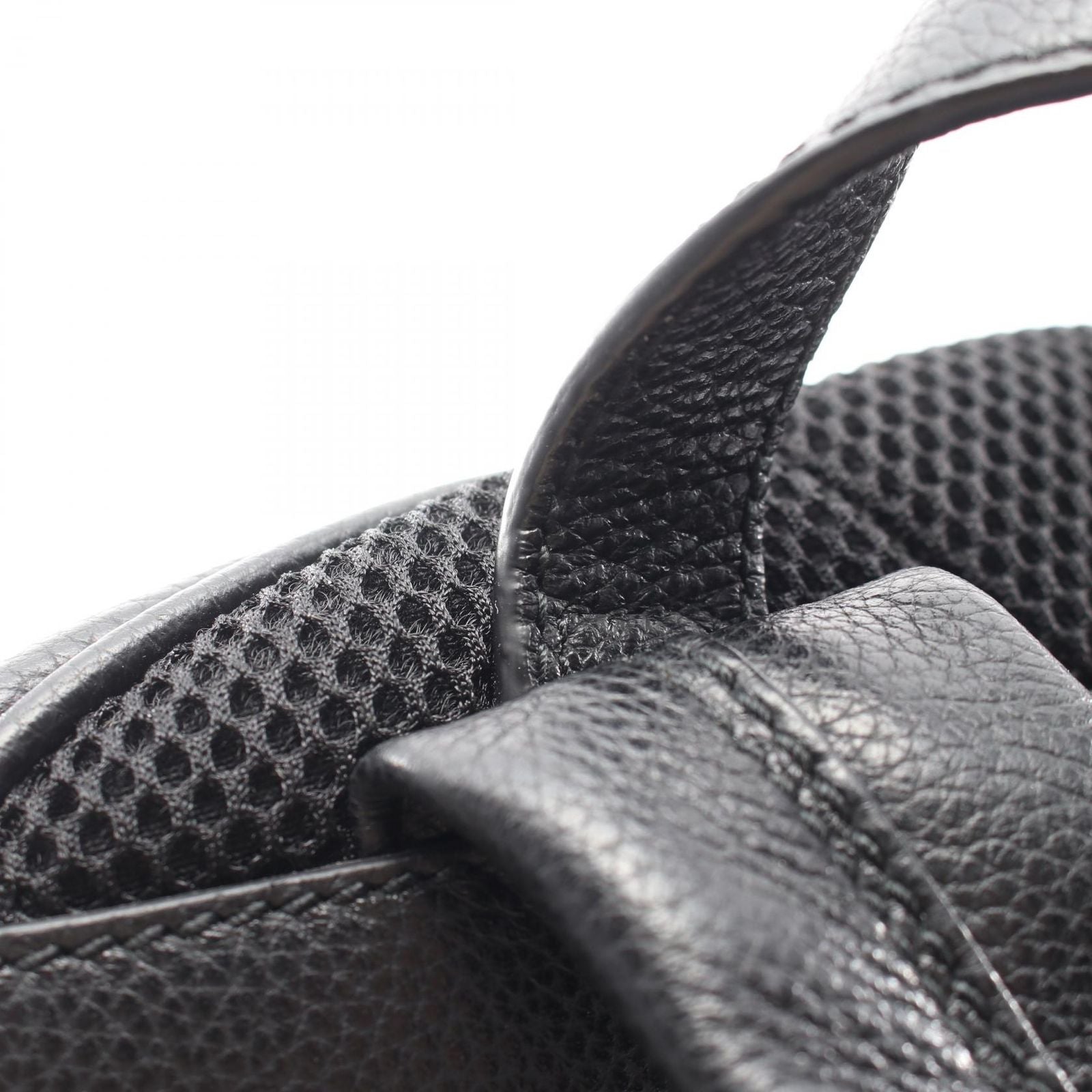 Gucci Backpack Sherry Line Black Leather Logo Print — view 9