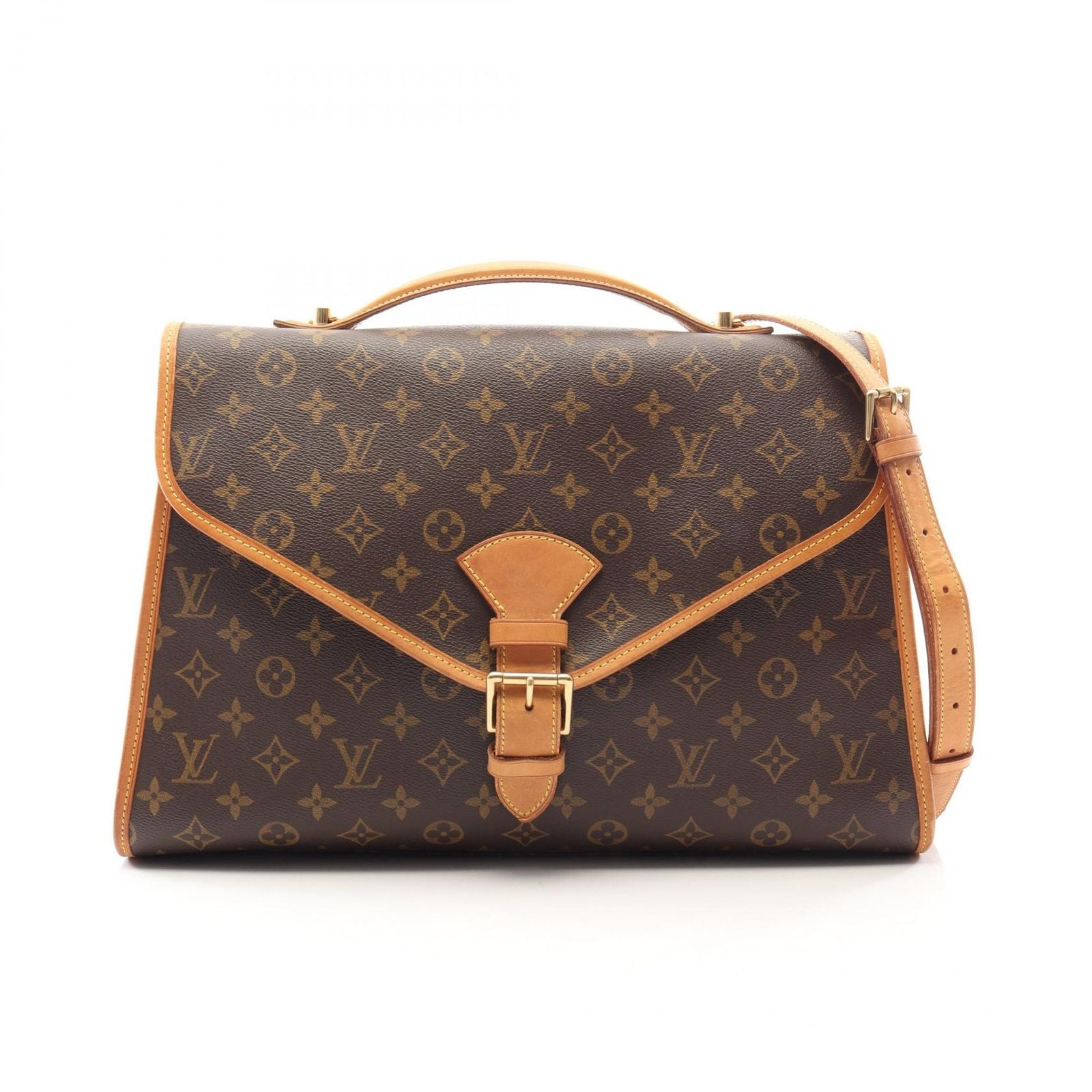 Louis Vuitton Handbag Vivari 2-Way Canvas Leather