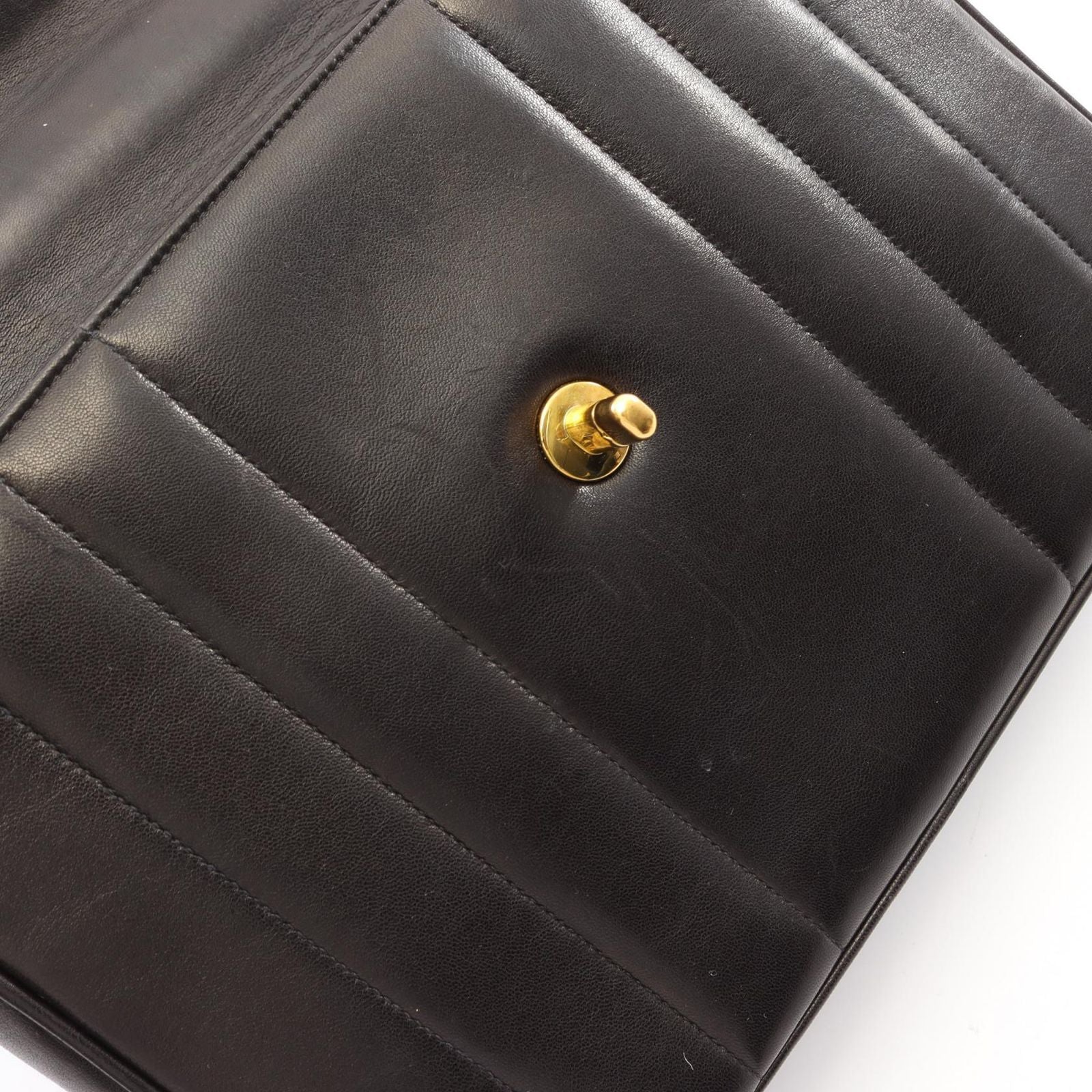 Chanel Handbag Mademoiselle Black Lambskin Top Handle — view 8