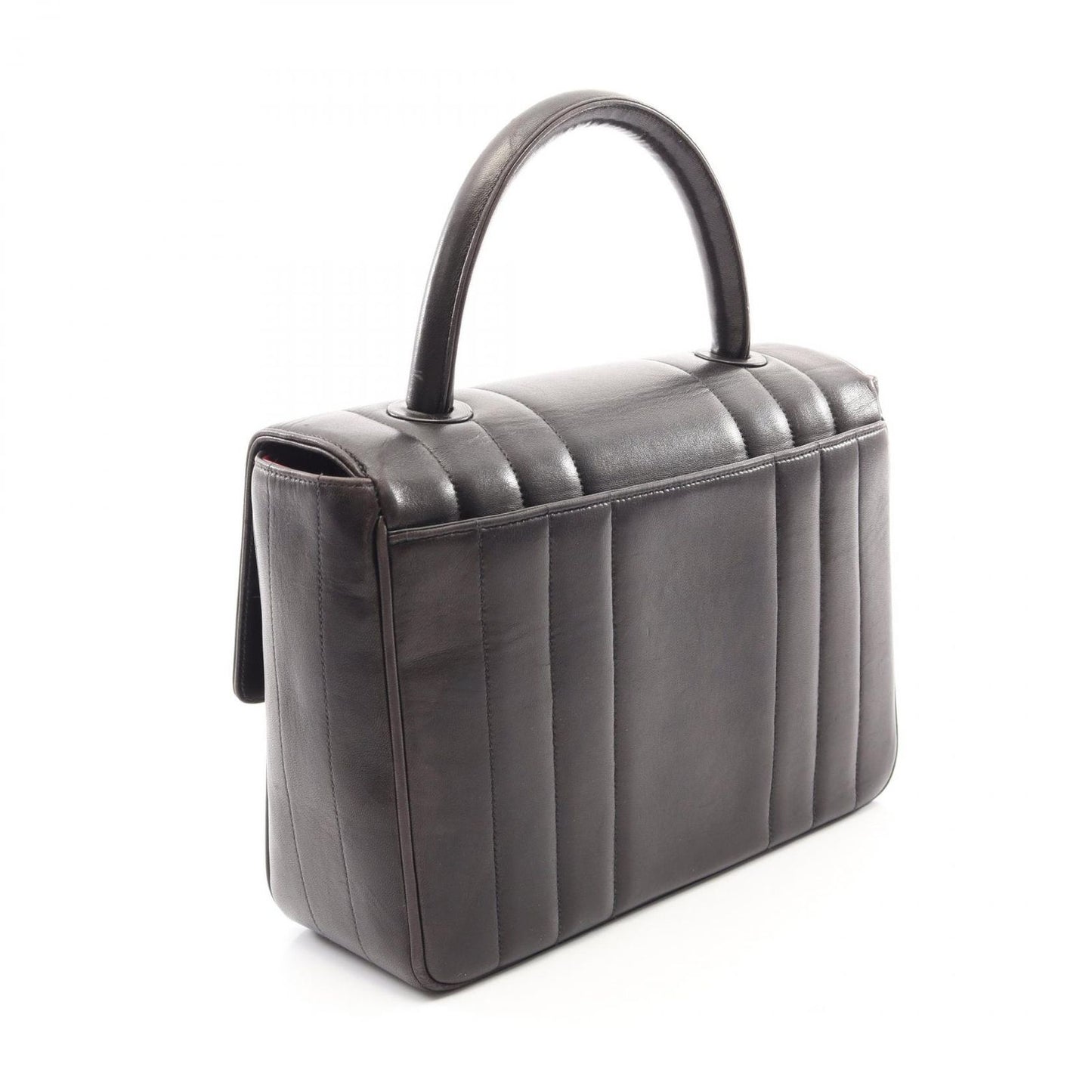 Chanel Handbag Mademoiselle Black Lambskin Top Handle — view 2