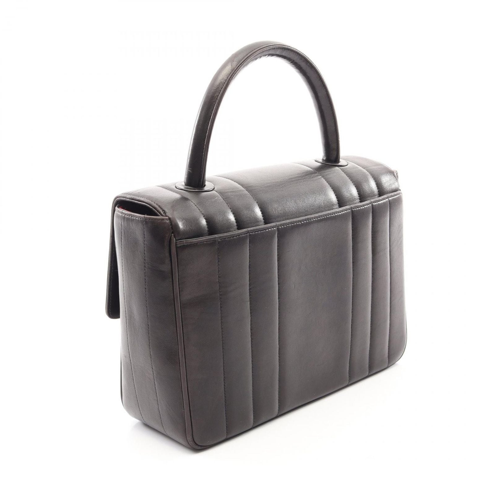Chanel Handbag Mademoiselle Black Lambskin Top Handle — view 2