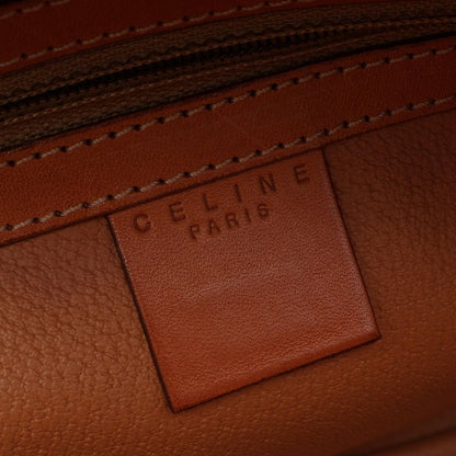 Celine Handbag Macadam Dark Brown Canvas Leather — view 4