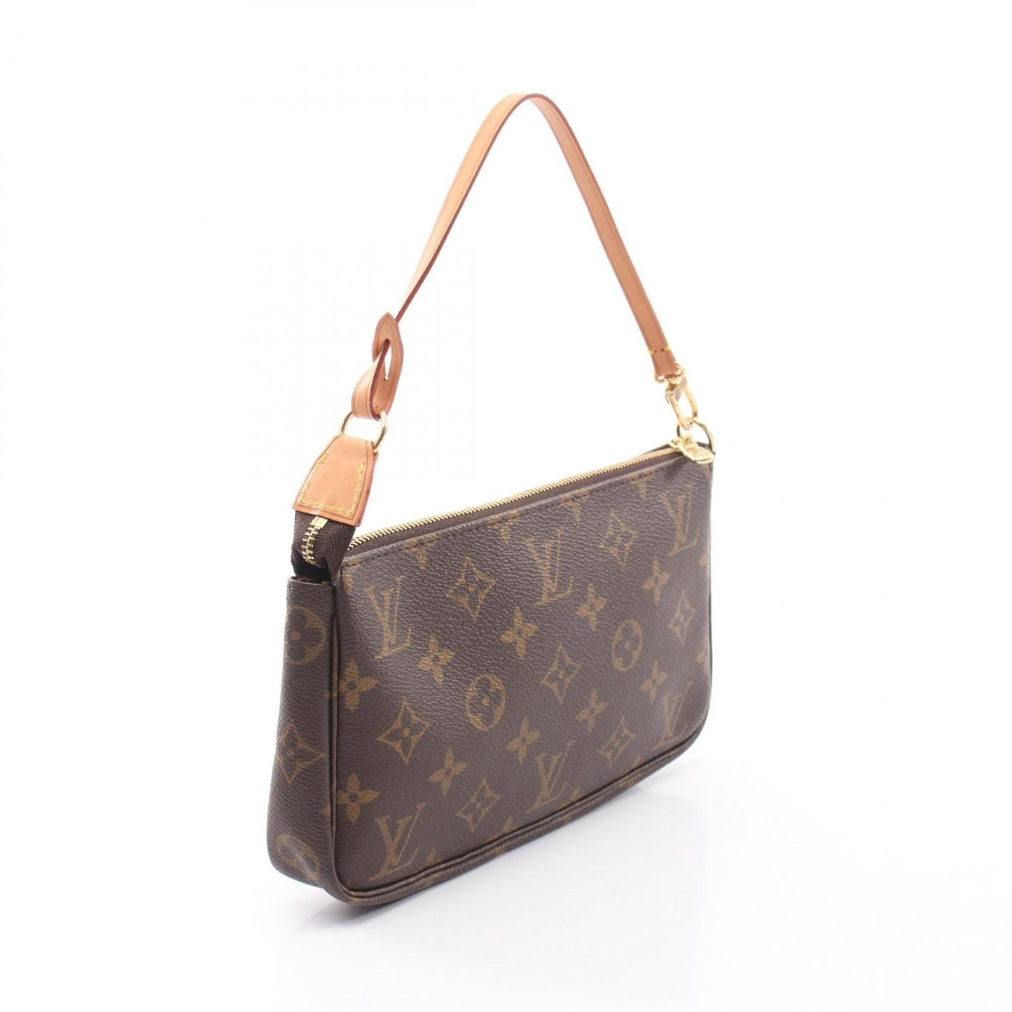 Louis Vuitton Handbag Pochette Canvas Leather — view 2