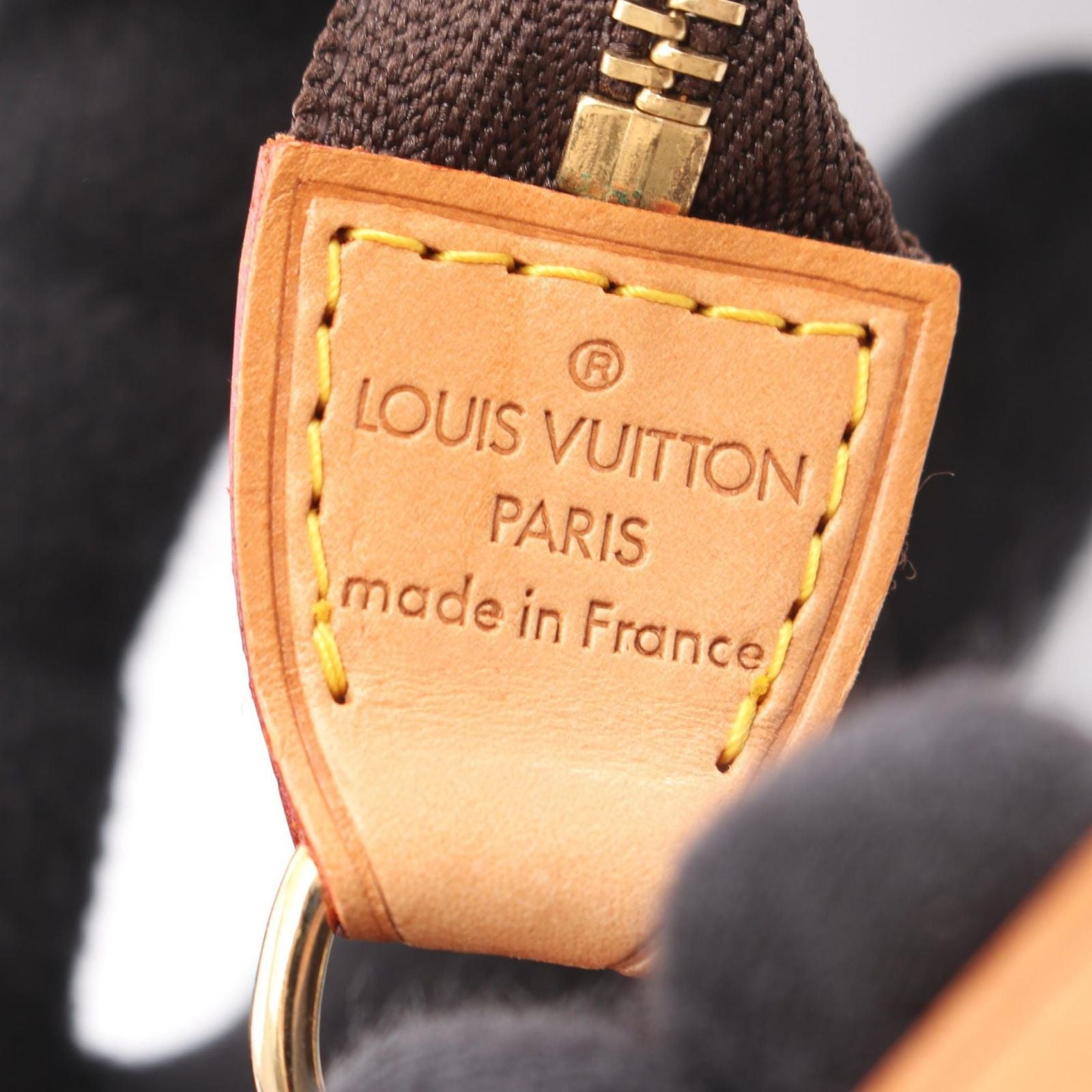 Louis Vuitton Handbag Pochette Canvas Leather — view 4