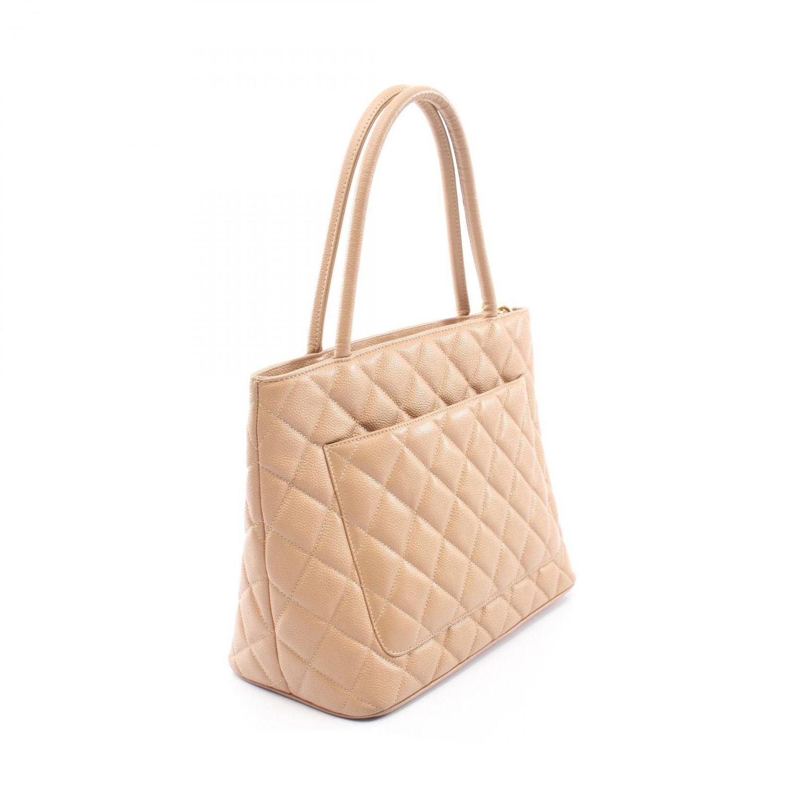 Chanel Tote Reissue Beige Caviar Leather — view 2
