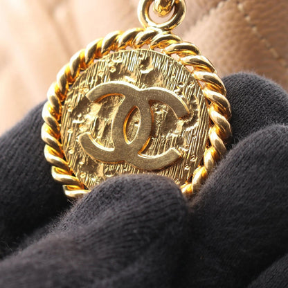 Chanel Tote Reissue Beige Caviar Leather — view 8