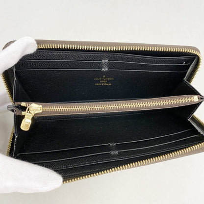 Louis Vuitton Wallet Monogram Reverse Portefeuille Clemence Light Brown — view 3