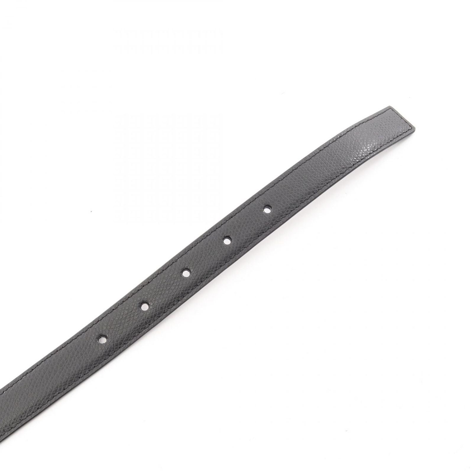 Fendi Belt FF Diamond Gold Reversible Beige Black Leather — view 3