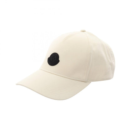 Moncler Cap Logo Patch Baseball White Cap