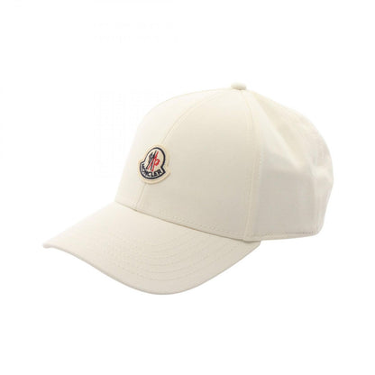 Moncler Cap Logo Patch Baseball White Cap
