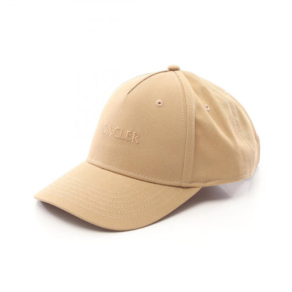 Moncler Cap Logo Embroidery Baseball Beige Cap