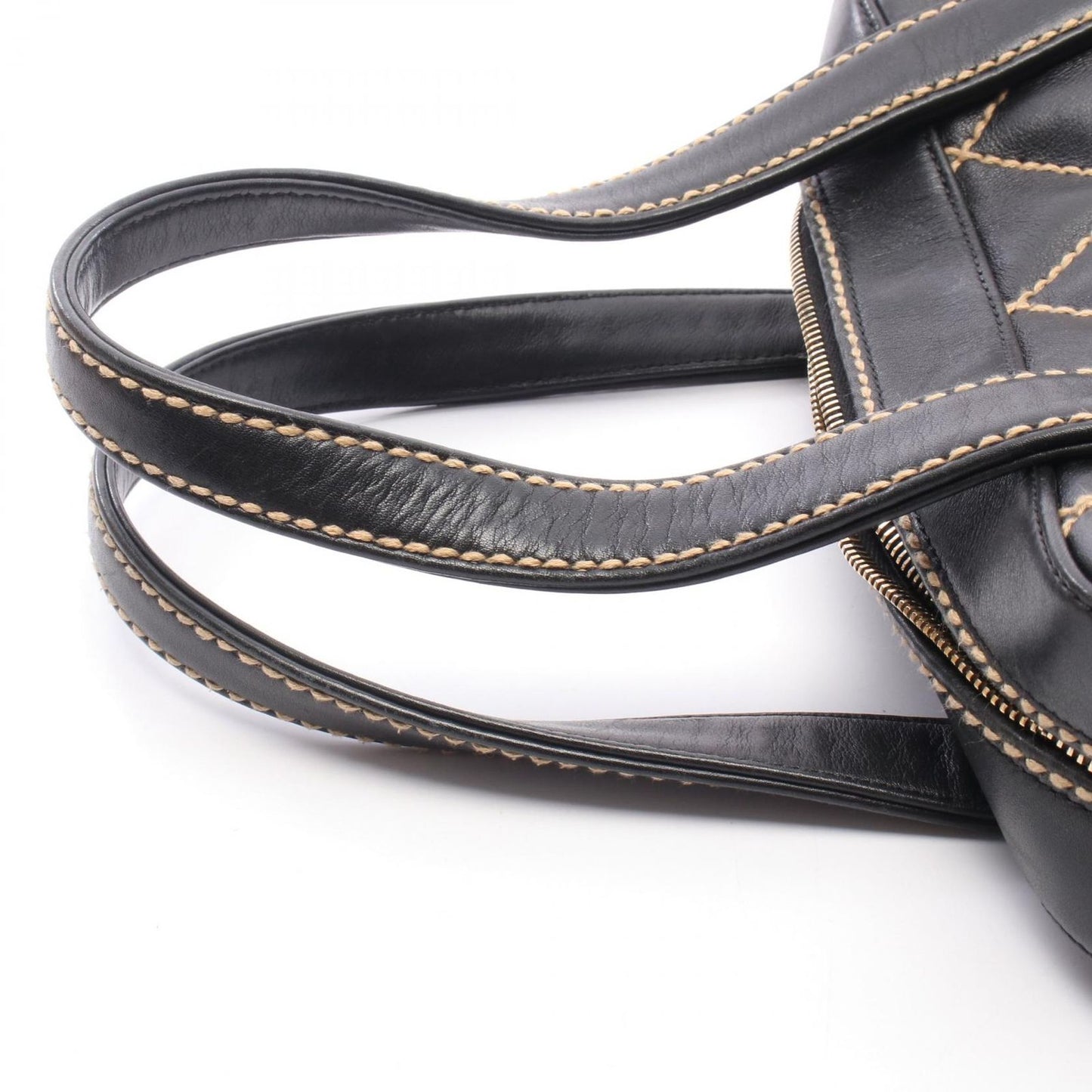 Chanel Handbag Wild Stitch Black Lambskin — view 8