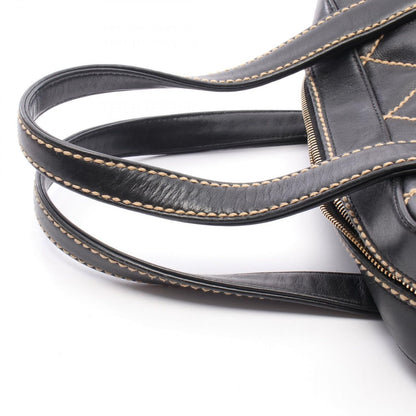 Chanel Handbag Wild Stitch Black Lambskin — view 8