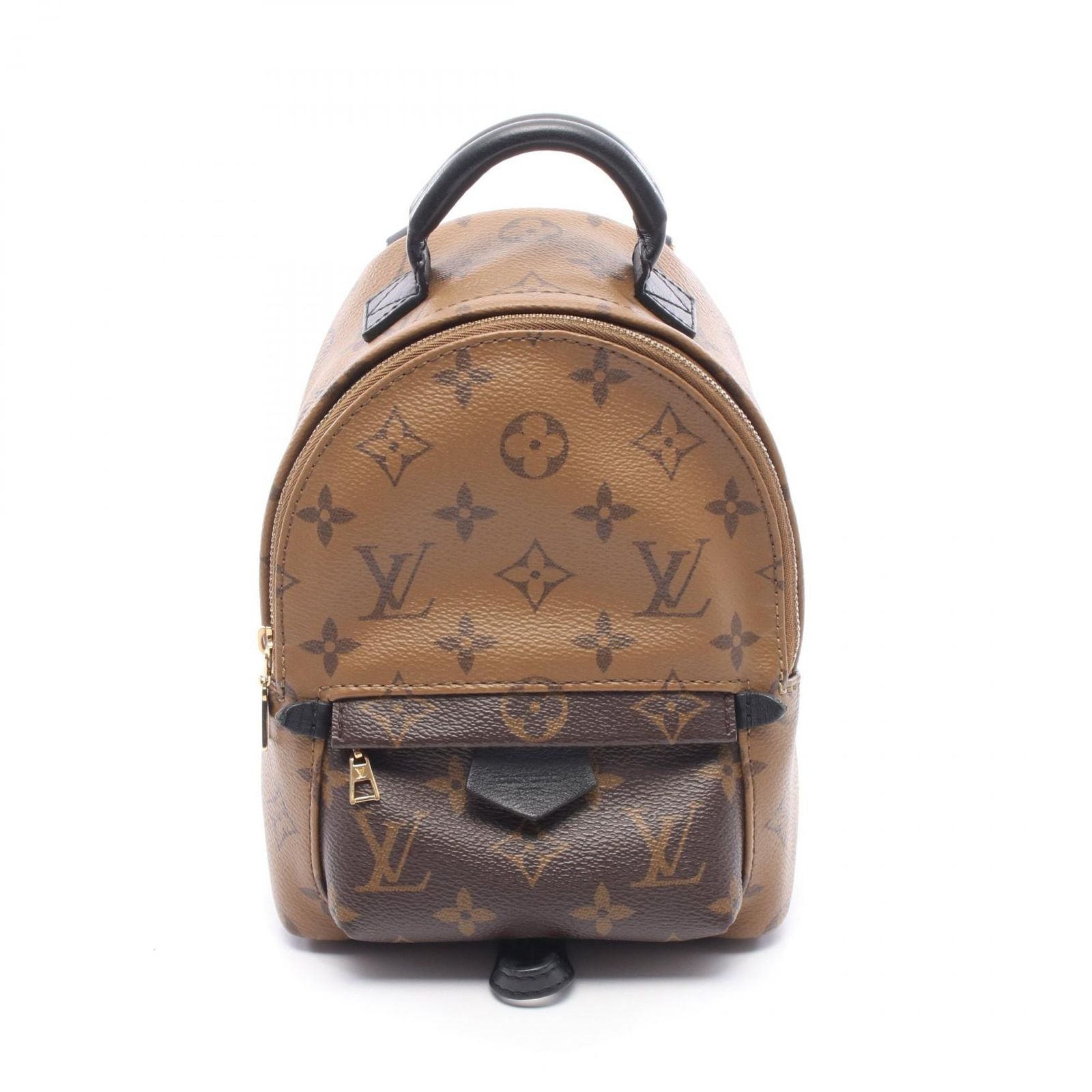 Louis Vuitton Backpack Palm Springs Mini Monogram Reverse Canvas Leather