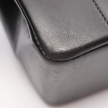 Chanel Shoulder Bag Mademoiselle Stitch Black Lambskin Chain — view 6