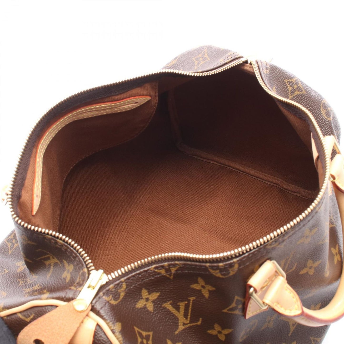 Louis Vuitton Handbag Speedy 35 Monogram Canvas Leather — view 3