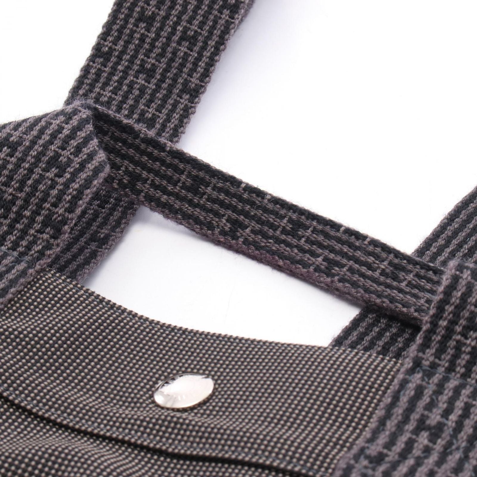 Hermes Backpack Her Line a Dos Gray Canvas — view 6