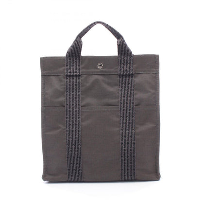 Hermes Backpack Her Line a Dos Gray Canvas