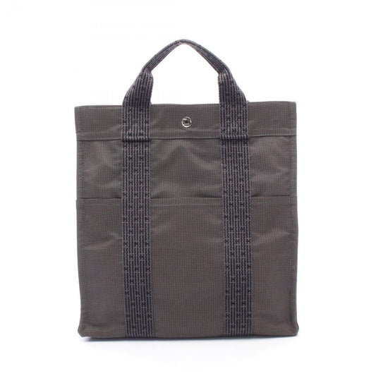 Hermes Backpack Her Line a Dos Gray Canvas