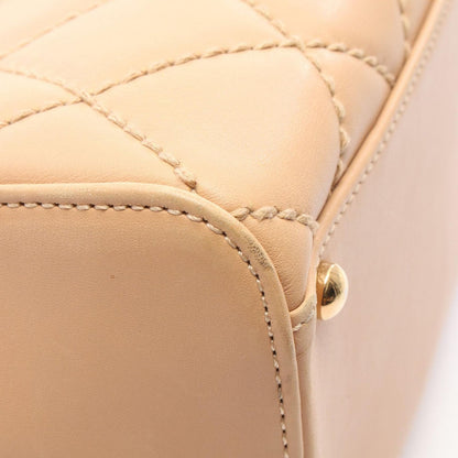 Chanel Handbag Wild Stitch Beige Leather — view 8